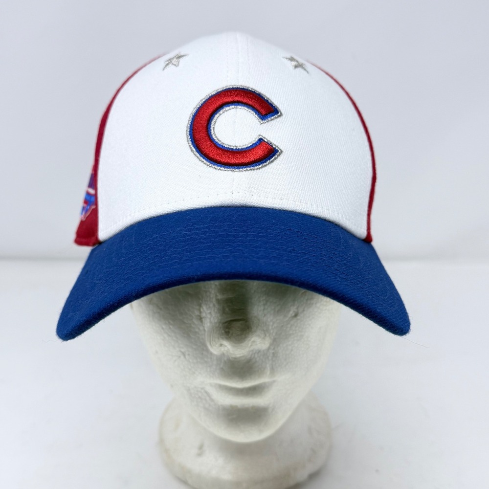 Chicago Cubs 2018 All Star Game New Era 39THIRTY Hat Cap Stretch Fit M/L Stars‎